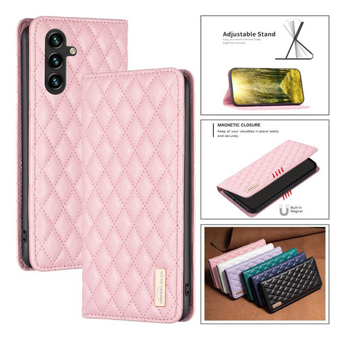 Funda Magnética De Piel Tipo Cartera Para Samsung Galaxy A56 A36 A16 A06 A55 A35 A15 A5 A24 A14 A34 A54 5g