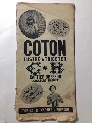 Suplemento Coton Lustré A Tricoter Cartier Bresson (tejido)