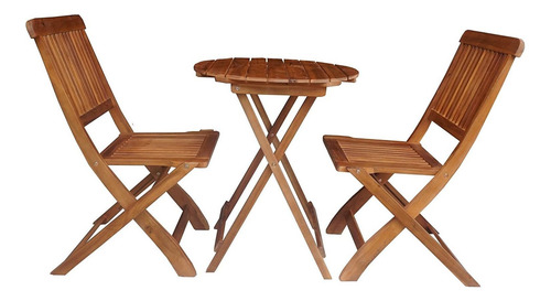Btexpert Am5177 - Mesa Redonda Plegable De Café (3 Piezas, 2