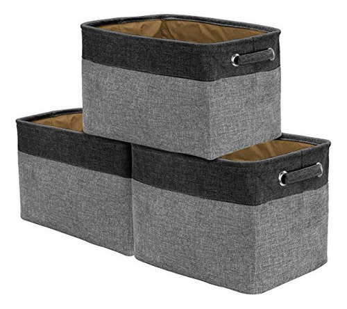 Sorbus Storage Large Basket Set 3pack 15 L X 10 W X 9 H Big 