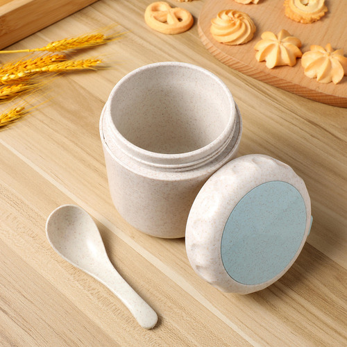 1pc Travel Cup Portable Water Bottle Microwave Soup Mug Milk
