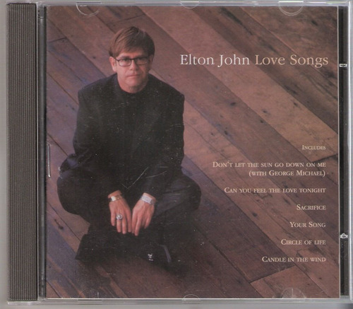 Cd Elton John - Love Songs ( Rocket 1995 )