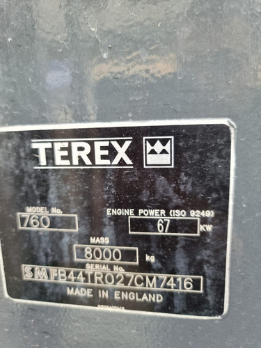 Imagen 7 de 7 de Retroexcavadora Terex Tx760b Año 2005