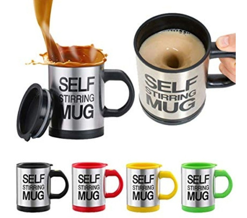 Mug Vaso Pocillo Mezclador Baterías Aaa