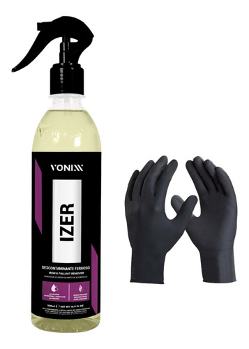 Descontaminante Ferroso Izer 500ml Vonixx + Luva Tpe