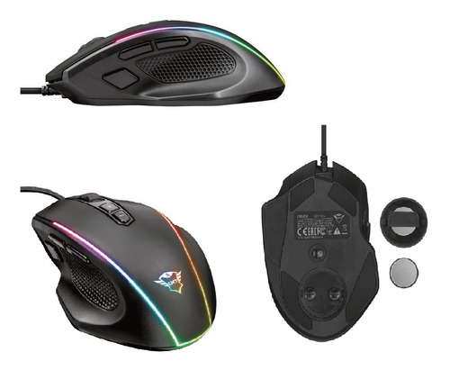 Mouse Gamer Trust Gxt165 Celox 8 Botones Sensor Optico