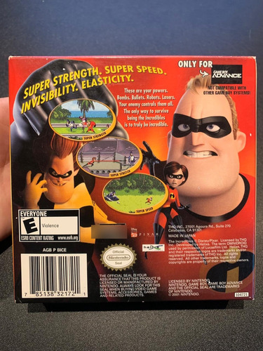 The Incredibles Game Boy Advance (Usado)