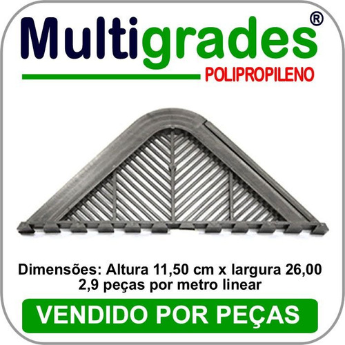 Grade De Ventilação Canaletão Maxiplac E Etermax Kit 90 Pç