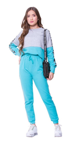 Imagem 3 de 5 de Conjunto Moletom Menina Roupa Frio Infantil Juvenil Inverno