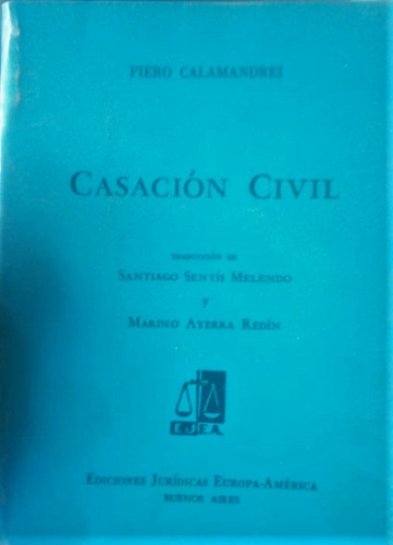 Casación Civil. Piero Calamandrei