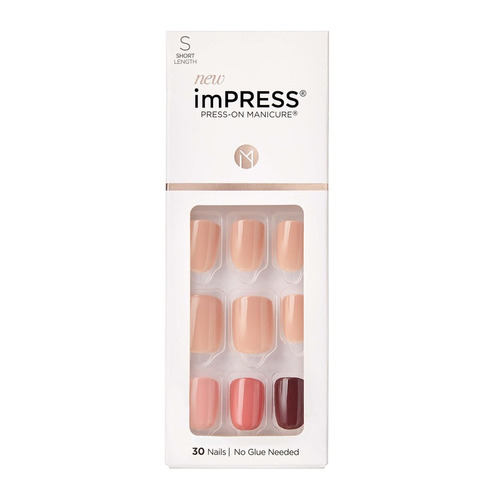 Imagen 1 de 7 de Uñas Postizas Impress Before Sunset Kiss