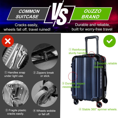 Juego Set 8 Maletas Rigidas Resistente Bolsas Viaje 4 Ruedas