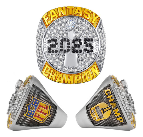 Anillo Del Año Del Fútbol Fantástico Ffl 2025 /aleación Zinc