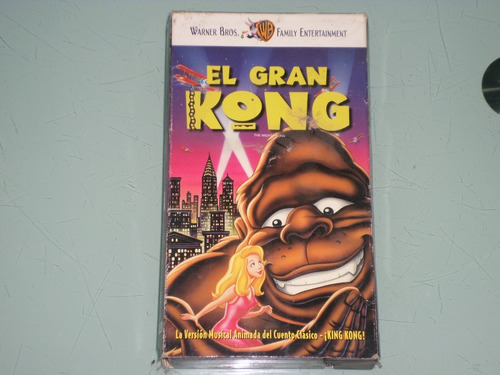 El Gran Kong-version Musical Animada Del Cuento Clasico-vhs