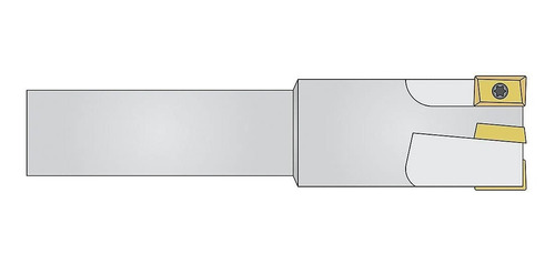 Micro Herramienta Fresado Indexable Flauta Cutter Cortador