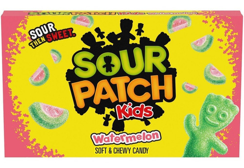  Gomas Sour Patch Kids Sandia Mondelez® 99 Gramos Envio Ya