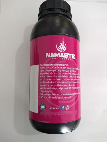 Imagen 2 de 3 de Namaste Flora Booster 500ml Cultivo Indoor Javilandia
