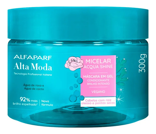 Mascara Acqua Shine Alfaparf Alta Moda 300g Vegano