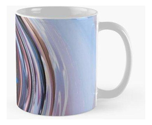 Taza  Diseñador Karen Colville Arte Contemporáneo Blues Spla