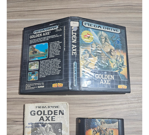Golden Axe Mega Drive Tectoy Com Caixa E Manual Original (Usado)