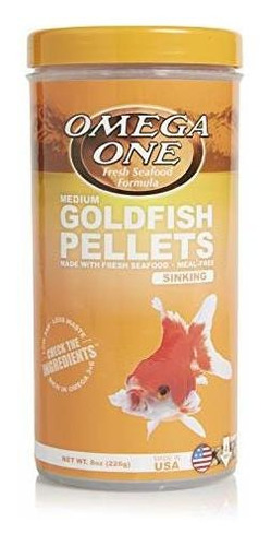 Pellets Omega One Para Goldfish, 8 Oz