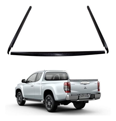 Molduras Batea Mitsubishi L200 2016 2017 2018 2019 Doble Cab