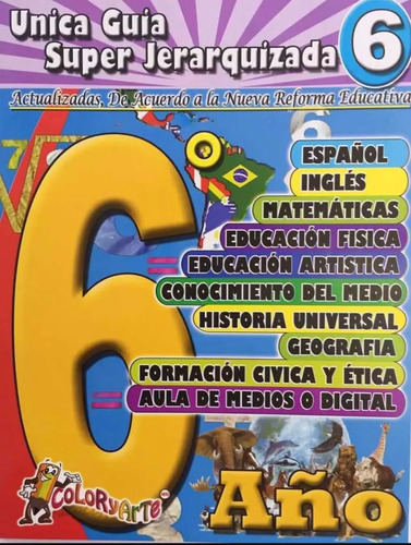 Guías Escolares Para Primaria 6° Año / Set De 3 Libros