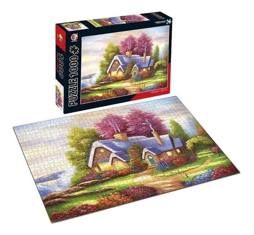 Imagen 1 de 5 de Rompecabezas 1000 Piezas Puzzle Home Casa De Campo Hogar Ed