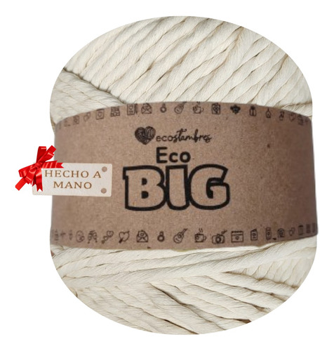 Hilaza Macrame 6mm Bobina 500g