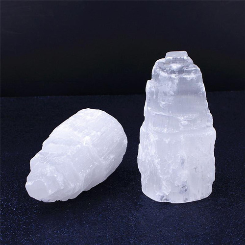 2 Forma Irregular Cuarzo Cristalino Yeso Natural Reiki