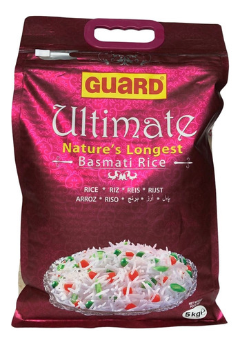 Arroz Basmati Ultimate  Marca Guard Grano Largo X 5 Kilos