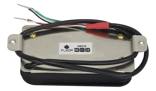 Captador Fleor O Par Poderoso Humbucker Ceramico Hot Rails Cor Preto