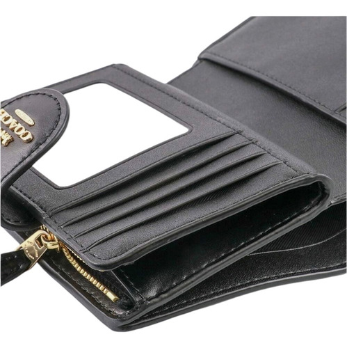 Cartera Coach Monogram Signature Original Y Nueva Marrón Oscuro Monograma