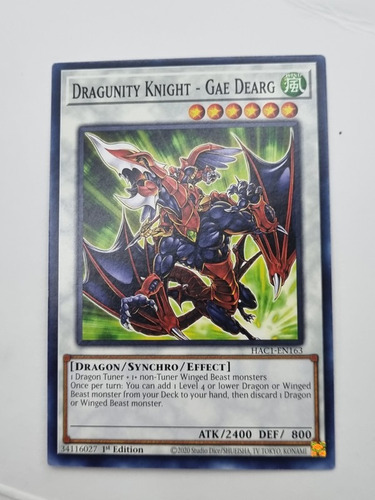 Dragunity Knight Gae DeLG Comun Yugioh