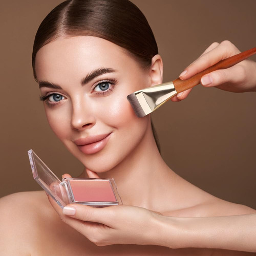 . 2 Brochas De Base Para Maquillaje Líquido, Nueva Brocha