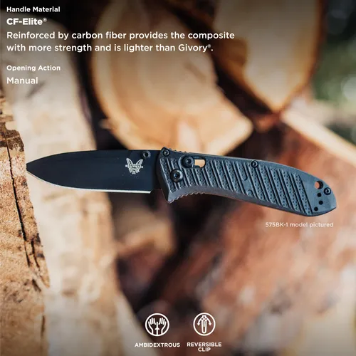 Cuchillo Táctico Benchmade Mini Presidio Ii 575-1 Con Mango