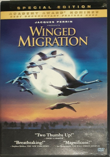Dvd - Winged Migration - Jacques Perrin - Original (Usado)