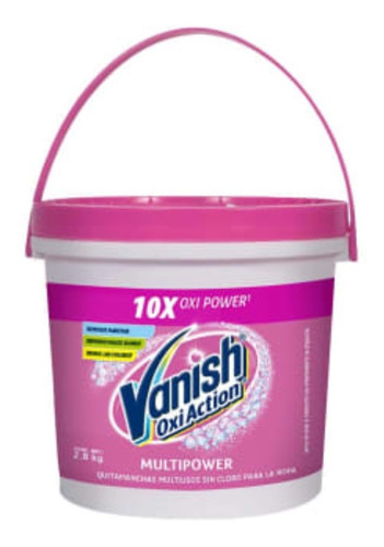 Detergente En Polvo Vanish Oxi Action 2.8 Kg Osh