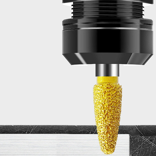 Broca De Fresa Con Cabezal De Pulido De Diamante, Punta 13mm