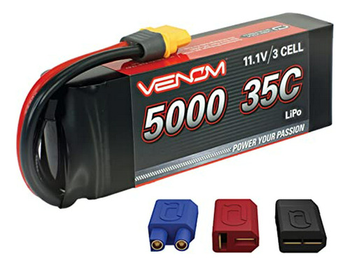 Batería Lipo Venom 35c 3s 5000mah 11.1v Con Conector Univers