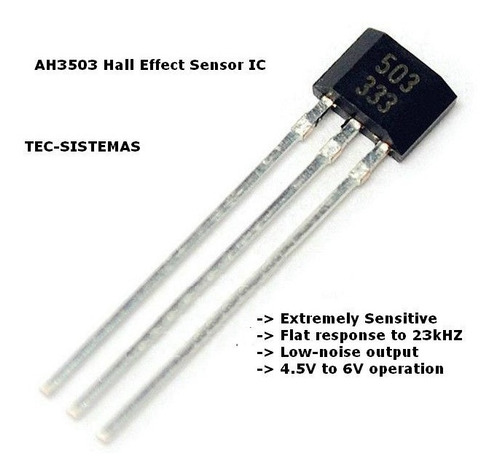 Sensor De Efecto Hall Ah3503 3503 Arduino Pic Programadores