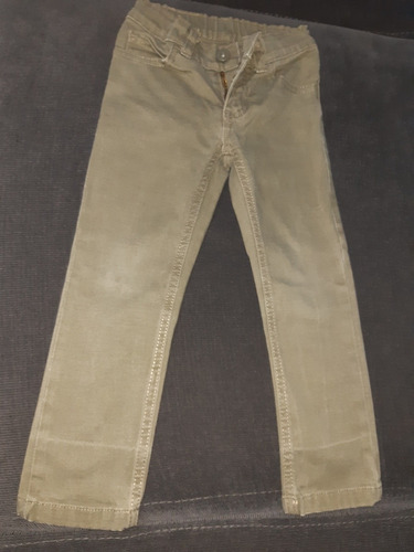 Jeans Niñas Talle 4 Cheeky Verde Militar Usado Excelente Est