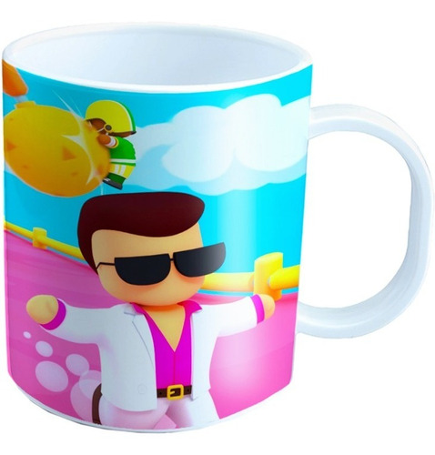 Taza Plástico Stumble Guys  Excelente Calidad