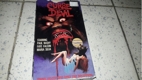 Curse Of The Devil Vhs En Puro Ingles Buen Estado