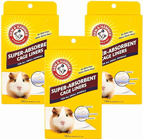 Arm & Hammer For Pets Super Absorbent Cage Liners For Guinea