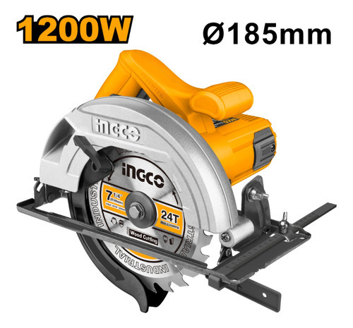 Sierra Circular 1200w 7 1/4 Super Select Ingco Cs18578