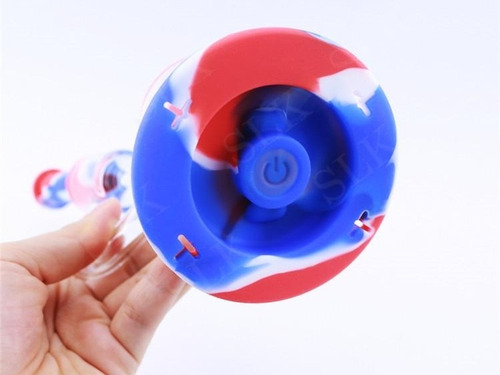 Imagen 6 de 8 de Pipa De Agua Vidrio Silicone Bong