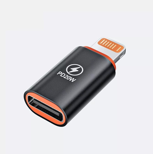 Adaptador Syntech Usb-c Hembra A Ios Macho Carga Rap Y Datos