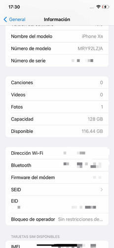 iPhone XR Negro 128gb (Usado)