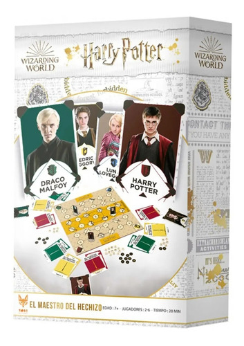 Juego De Cartas El Maestro Hechicero Harry Potter Febo